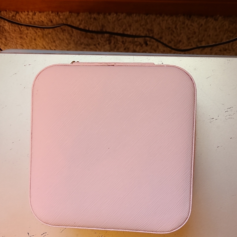 Pink Square Jewlery Case